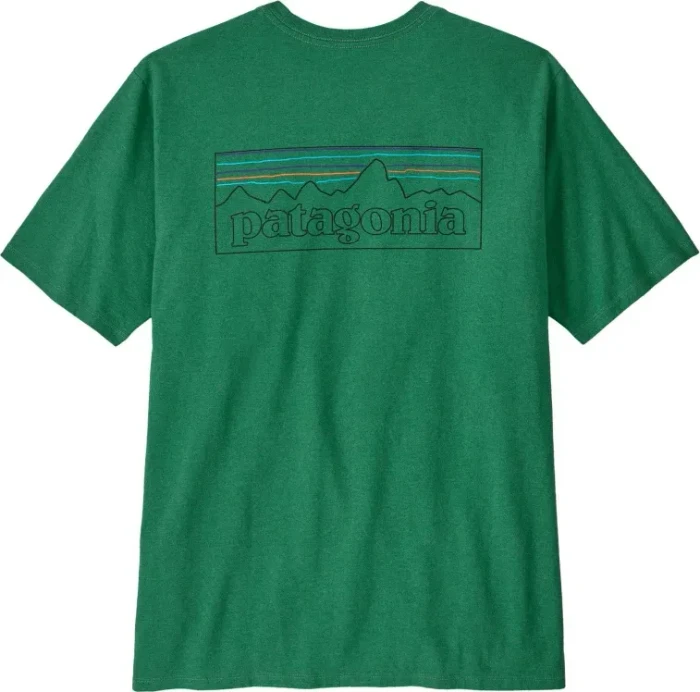 Patagonia P-6 Logo Responsibili-Tee T-Shirt kurzarm p-6 outline/heartleaf green (Herren)