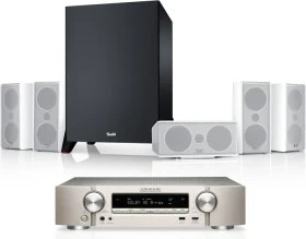 Teufel Consono 35 AVR 5.1-Set silber-gold/weiß-schwarz