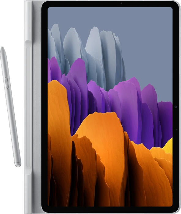 Samsung EF-BT870 Book Cover für Galaxy Tab S7 Mystic Silver