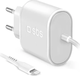 SBS Mobile 5W Travel Charger für iPhone weiß