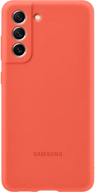 Samsung Silicone Cover für Galaxy S21 FE Coral