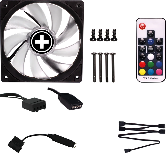 Xilence Performance A+ XF061 RGB, LED-Steuerung, Fernbedienung, 120mm