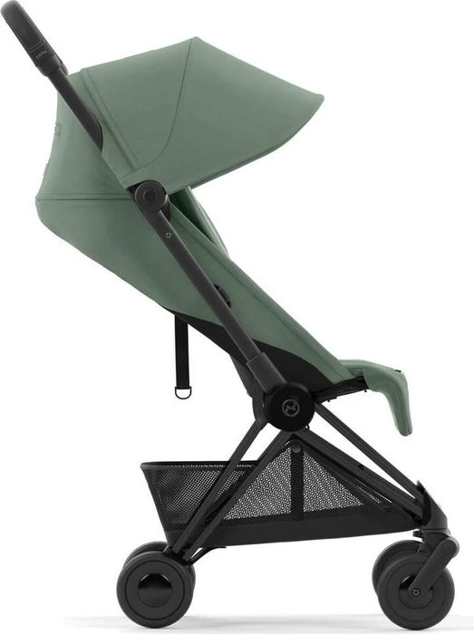 Cybex Coya Matte Black Frame leaf green