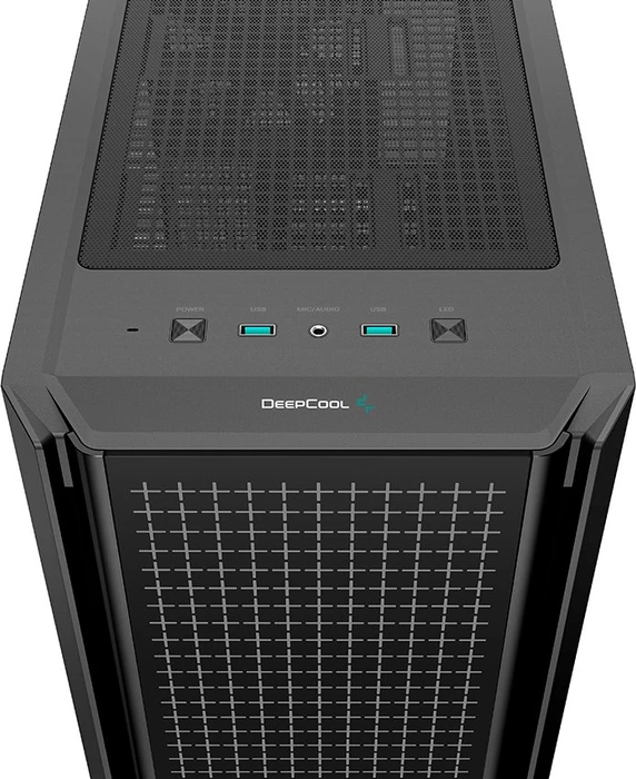 DeepCool CG540, schwarz, Glasfenster