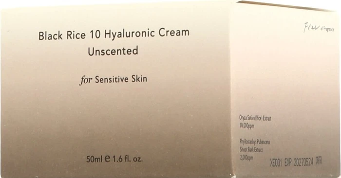 Haruharu Wonder Black Rice 10 Hyaluronic Gesichtscreme unparfümiert, 50ml