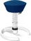 Aeris Swopper New Edition Bürohocker mit Gleitern, Feder Standard, Gestell Alu weiß, Bezug Wollmischung Select blau Vorschaubild