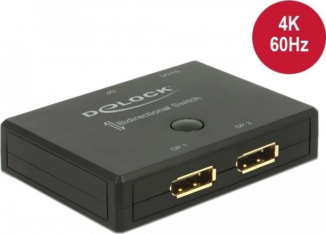 DeLOCK DisplayPort 2-1 Umschalter bidirektional