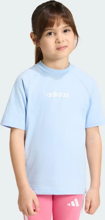 adidas Essentials T-Shirt kurzarm glow blue/white (Junior)