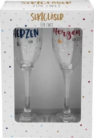 Sheepworld Von Herzen Für Dich Sektglas, 2 Stück