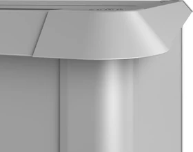 Biohort Schneckenschutz 160x61x4.2cm für Hochbeet silber-metallic