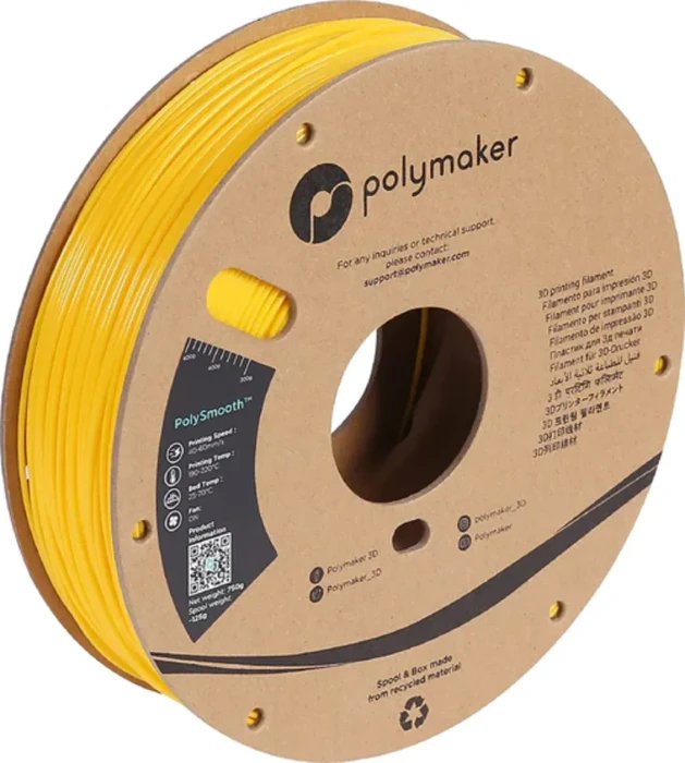 Polymaker PolySmooth PVB, mustard yellow, Spule, 1.75mm, 750g