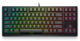Dell Alienware AW420K, Dark Side of The Moon, TKL, MX RGB RED, USB, US