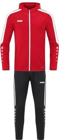 Jako Polyester Power mit Kapuze Trainingsanzug rot