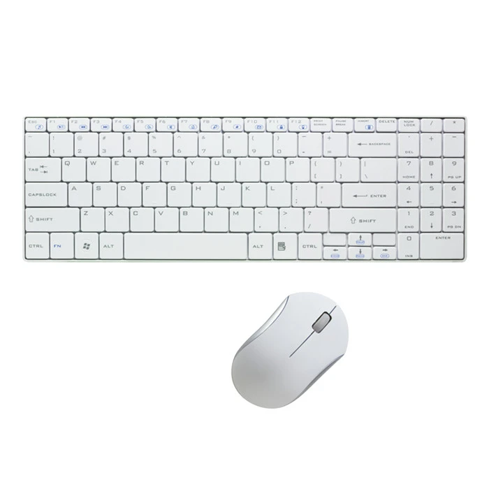LogiLink 2.4GHz Funk Slim Tastatur & Maus Set, USB, DE