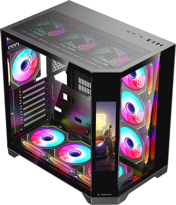 Rampage Nova Black, Glasfenster