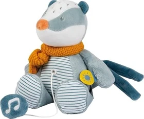 Nattou Silicone & Rubber Spieluhr Dachs Felix 22cm