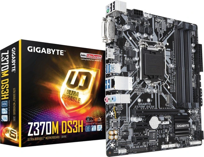 GIGABYTE Z370M DS3H (Intel 1151 v2)