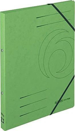 Herlitz Ringbuch 2-Ring Colorspan, 25mm, A4, grün, 5er-Pack