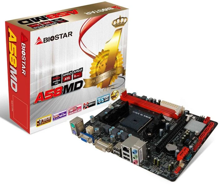 Biostar A58MD (AMD FM2+)
