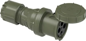 PCE CEE-Kupplung 125A 4p 6h IP67 POWER TWIST bronzegrün