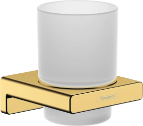 Hansgrohe AddStoris Zahnputzbecher mit Halter polished gold optic