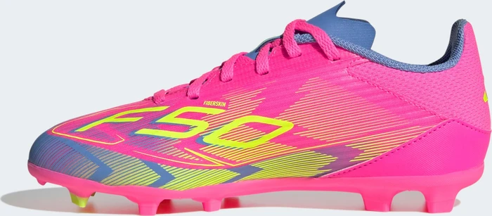 adidas F50 League FG/MG lucid pink/lucid lemon/blue fusion (Junior)
