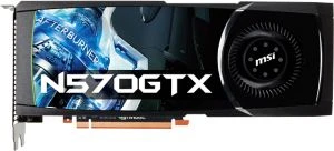 MSI GeForce GTX 570, N570GTX-M2D12D5/OC, 1.25GB GDDR5, 2x DVI, Mini HDMI