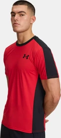 Under Armour HeatGear Wordmark Funktionsshirt kurzarm rot/schwarz (Herren)