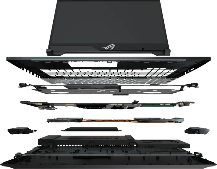 ASUS ROG Strix Scar II GL704GM-EV015T, schwarz, Core i7-8750H, 16GB RAM, 256GB SSD, 1TB HDD, GeForce GTX 1060, DE