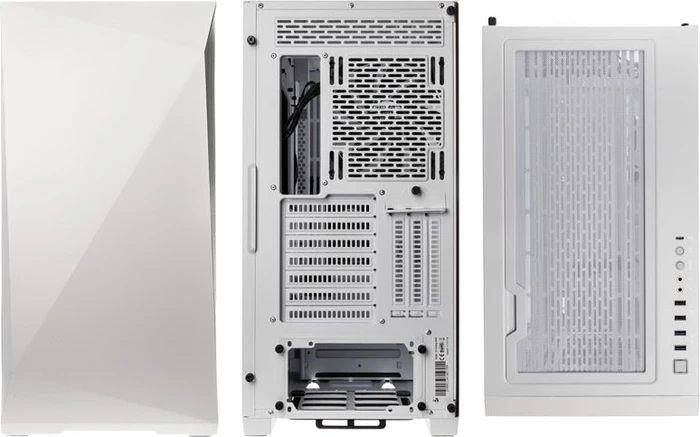 Zalman Z9 Iceberg_White, weiß, Glasfenster