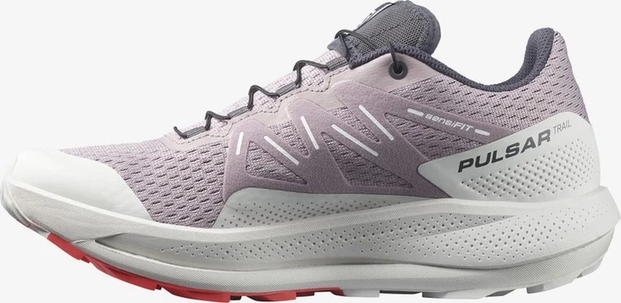 Salomon Pulsar Trail quail/lunar rock/poppy red (Damen)