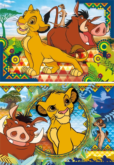 Clementoni Supercolor Disney Lion King 2x60