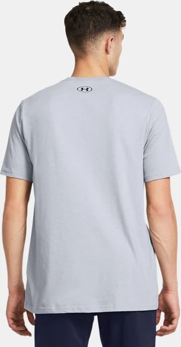 Under Armour Foundation Funktionsshirt kurzarm mod gray medium heather/white/black (Herren)