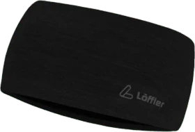 Löffler Merino Wool Wide Stirnband schwarz