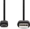 Nedis USB-Kabel USB 2.0 USB-A Stecker/USB Micro-B Stecker 1.0m schwarz Vorschaubild