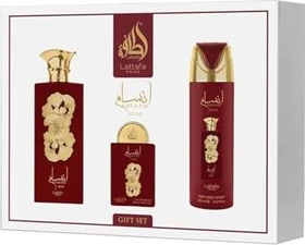 Lattafa Ansaam Gold EdP 100ml + EdP 20ml + Deo Spray 200ml Duftset