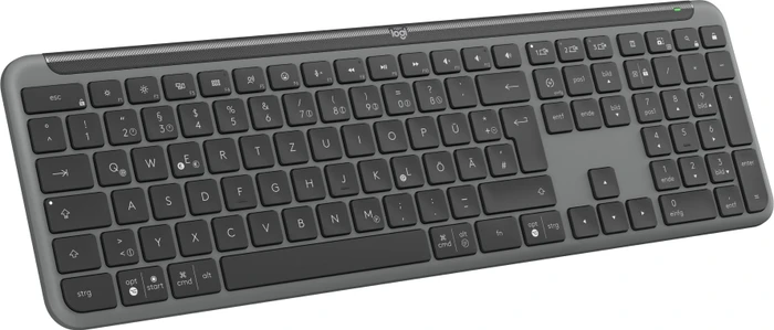 Logitech K950 Signature Slim, Graphite, Logi Bolt, USB/Bluetooth, DE