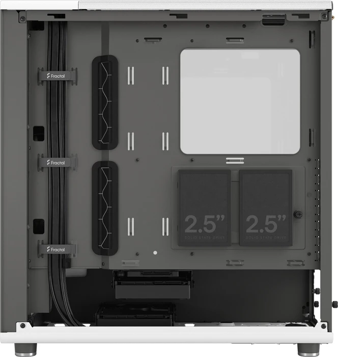 Fractal Design North Chalk White TG Clear, Glasfenster