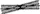 Märklin - Spur H0 Gleis - K-Gleis Kreuzung 225mm (2257)
