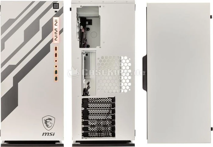 In Win 303 MSI Dragon Edition, weiß, Glasfenster