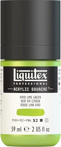 Liquitex Professional Acrylic Gouache vivid lime green, 59ml