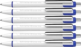 Schneider Slider Xite XB Kugelschreiber weiß/blau, 6er-Pack