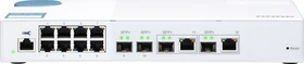 QNAP QSW-M400 Desktop Gigabit Managed Switch, 8x RJ-45, 2x SFP+, 2x RJ-45/SFP+ (QSW-M408-2C)