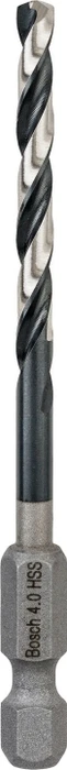 Bosch Professional PRO Metal HSS-G Impact Spiralbohrer, 4x43x83mm, 1 Stück