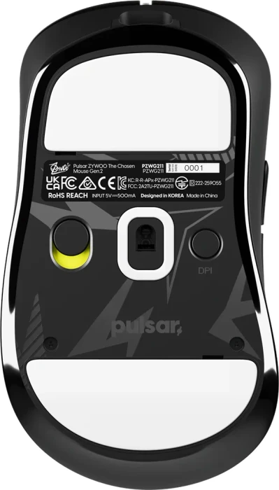 Pulsar Gaming Gears ZywOo The Chosen Gen.2 Medium Wireless schwarz, USB