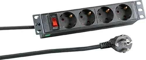 EFB Elektronik 10" Rackmount Aluminium Steckdosenleiste