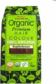 Radico Colour Me Organic temporäre Haarfarbe Kupfer Braun, 100g