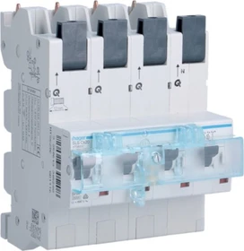 Hager SLS Schalter 4 polig 3P+N Cs-Charakteristik 20A für Sammelschiene QuickConnect