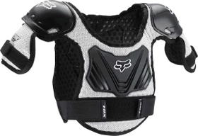 Fox Racing Pee Wee Titan Protektor schwarz/silber (Junior)