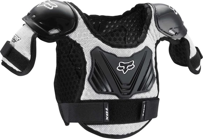 Fox Racing Pee Wee Titan Protektor schwarz/silber (Junior)